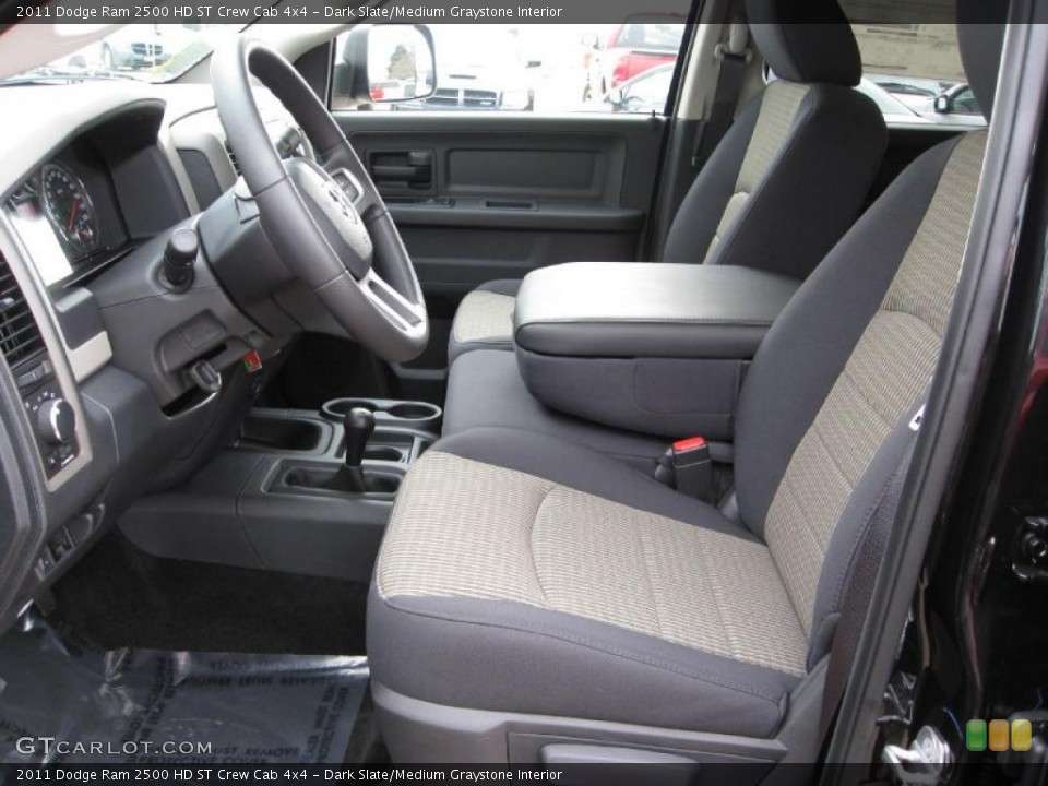 Dark Slate/Medium Graystone Interior Photo for the 2011 Dodge Ram 2500 HD ST Crew Cab 4x4 #39970336