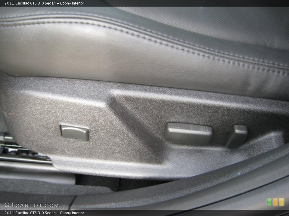 Ebony Interior Controls for the 2011 Cadillac CTS 3.0 Sedan #39970624