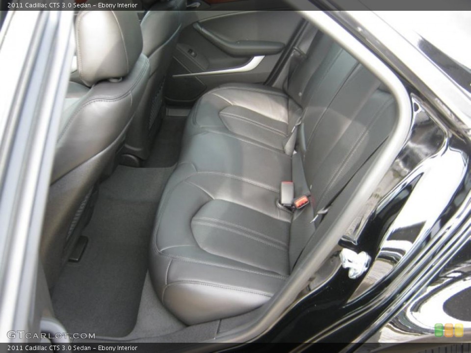 Ebony Interior Photo for the 2011 Cadillac CTS 3.0 Sedan #39970635