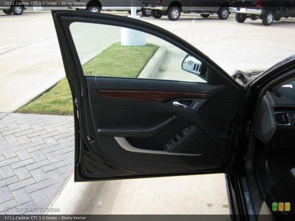 Ebony Interior Door Panel for the 2011 Cadillac CTS 3.0 Sedan #39970650