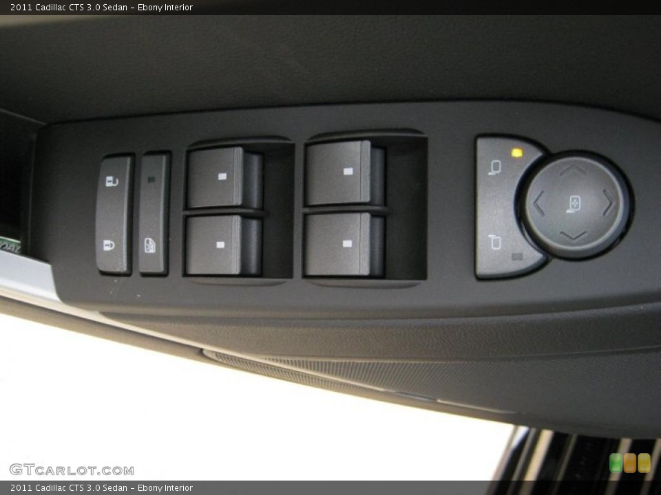 Ebony Interior Controls for the 2011 Cadillac CTS 3.0 Sedan #39970668