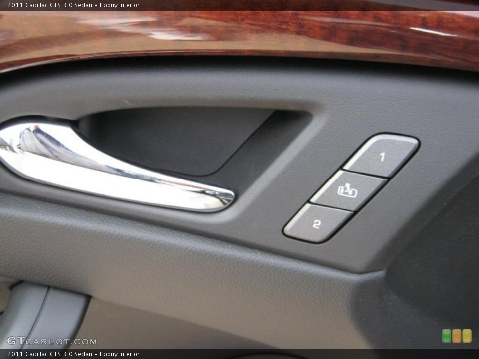 Ebony Interior Controls for the 2011 Cadillac CTS 3.0 Sedan #39970680