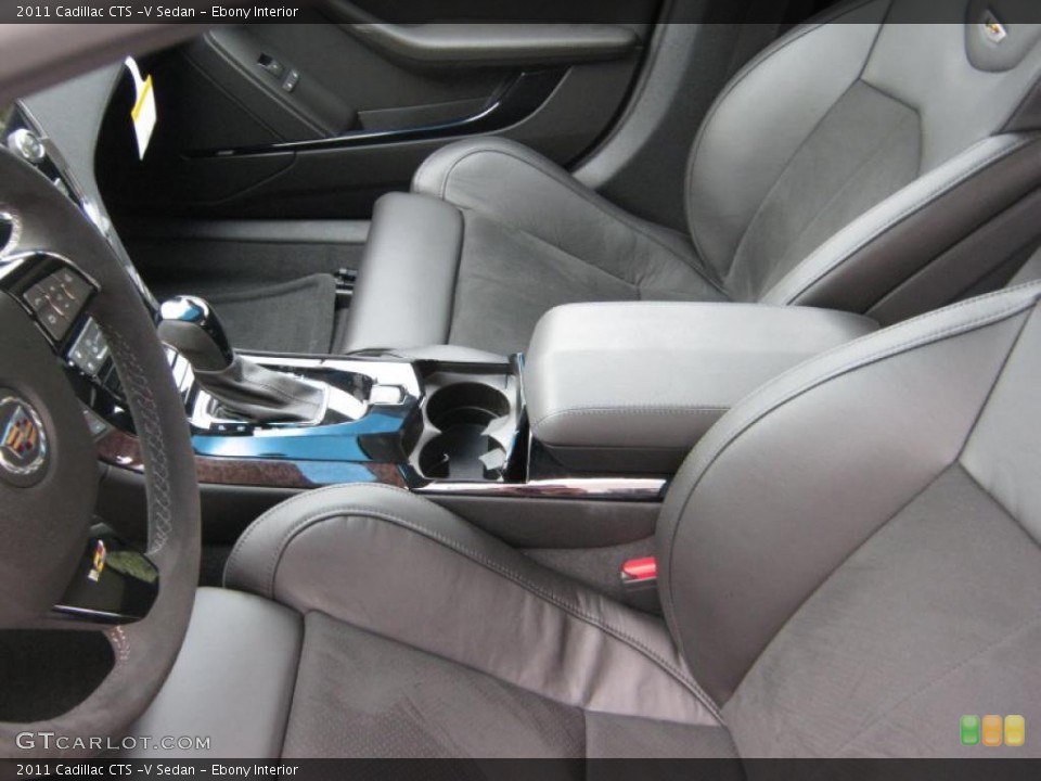 Ebony Interior Prime Interior for the 2011 Cadillac CTS -V Sedan #39970980