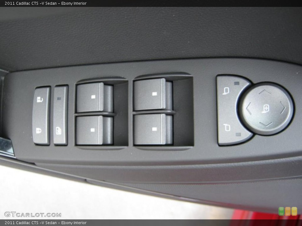 Ebony Interior Controls for the 2011 Cadillac CTS -V Sedan #39971092