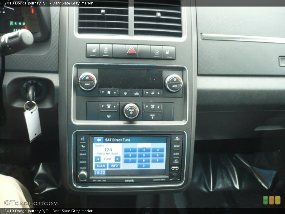 Dark Slate Gray Interior Controls for the 2010 Dodge Journey R/T #39971216
