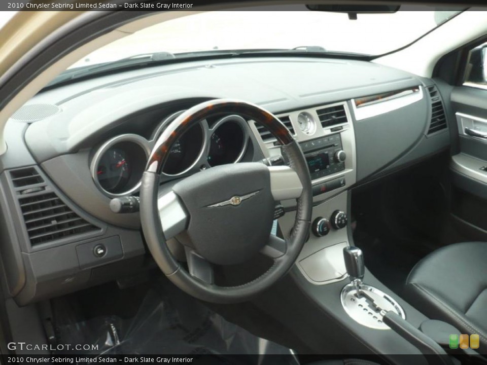 Dark Slate Gray Interior Prime Interior for the 2010 Chrysler Sebring Limited Sedan #39971456