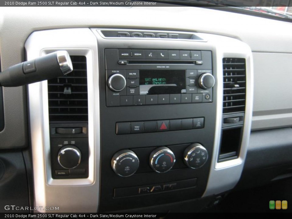 Dark Slate/Medium Graystone Interior Controls for the 2010 Dodge Ram 2500 SLT Regular Cab 4x4 #39972172