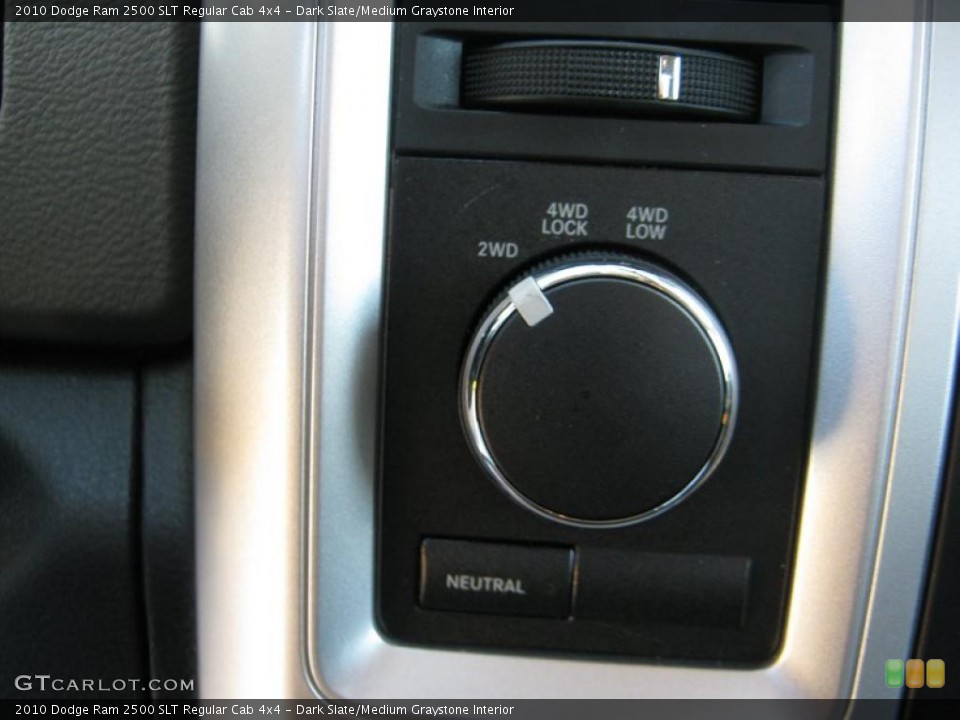Dark Slate/Medium Graystone Interior Controls for the 2010 Dodge Ram 2500 SLT Regular Cab 4x4 #39972236