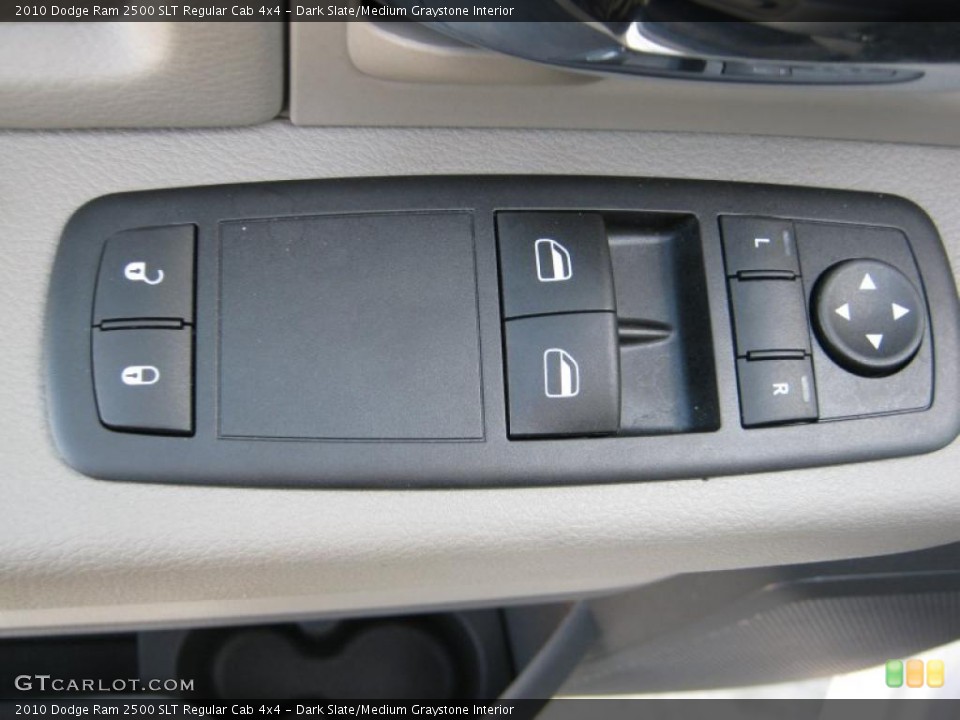 Dark Slate/Medium Graystone Interior Controls for the 2010 Dodge Ram 2500 SLT Regular Cab 4x4 #39972284
