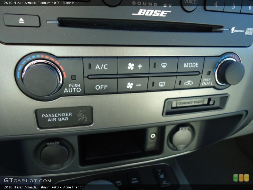 Stone Interior Controls for the 2010 Nissan Armada Platinum 4WD #39972876