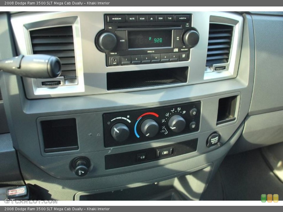 Khaki Interior Controls for the 2008 Dodge Ram 3500 SLT Mega Cab Dually #39974304