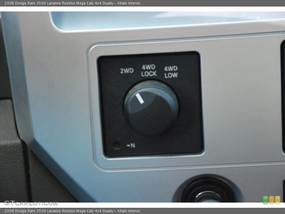 Khaki Interior Controls for the 2008 Dodge Ram 3500 Laramie Resistol Mega Cab 4x4 Dually #39974948