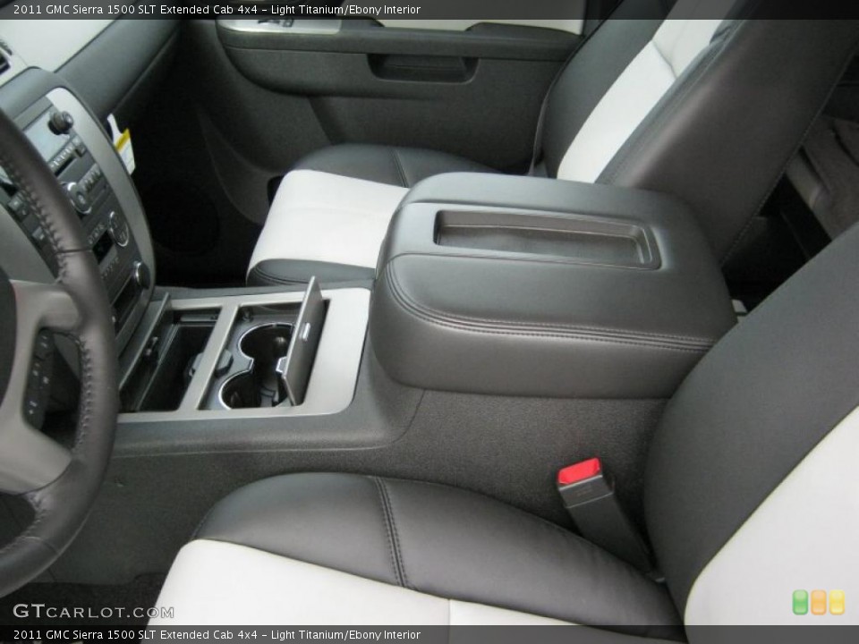 Light Titanium/Ebony Interior Photo for the 2011 GMC Sierra 1500 SLT Extended Cab 4x4 #39976730