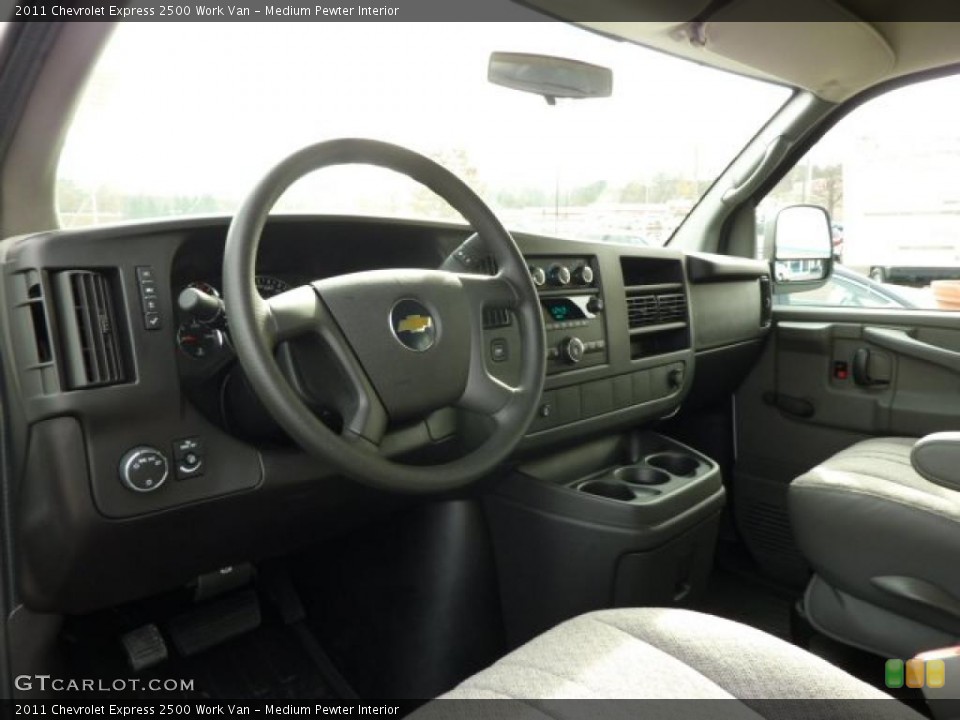 Medium Pewter Interior Prime Interior for the 2011 Chevrolet Express 2500 Work Van #39976992