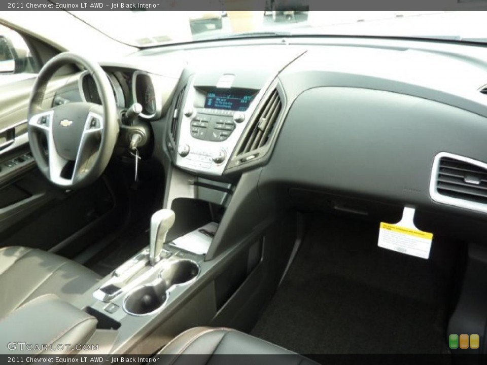 Jet Black Interior Dashboard for the 2011 Chevrolet Equinox LT AWD #39977200
