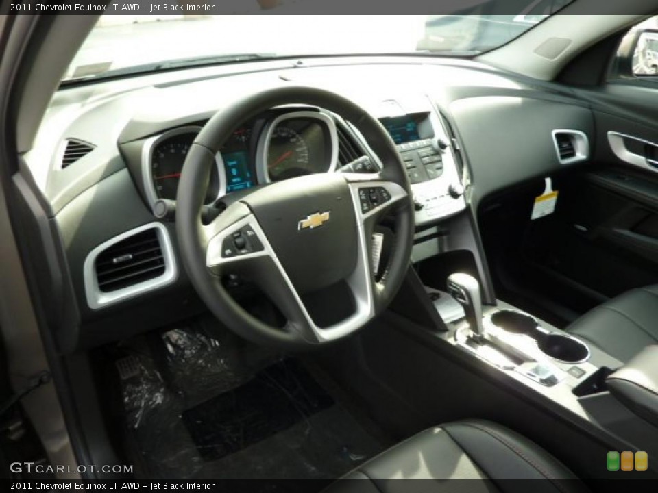 Jet Black Interior Prime Interior for the 2011 Chevrolet Equinox LT AWD #39977288