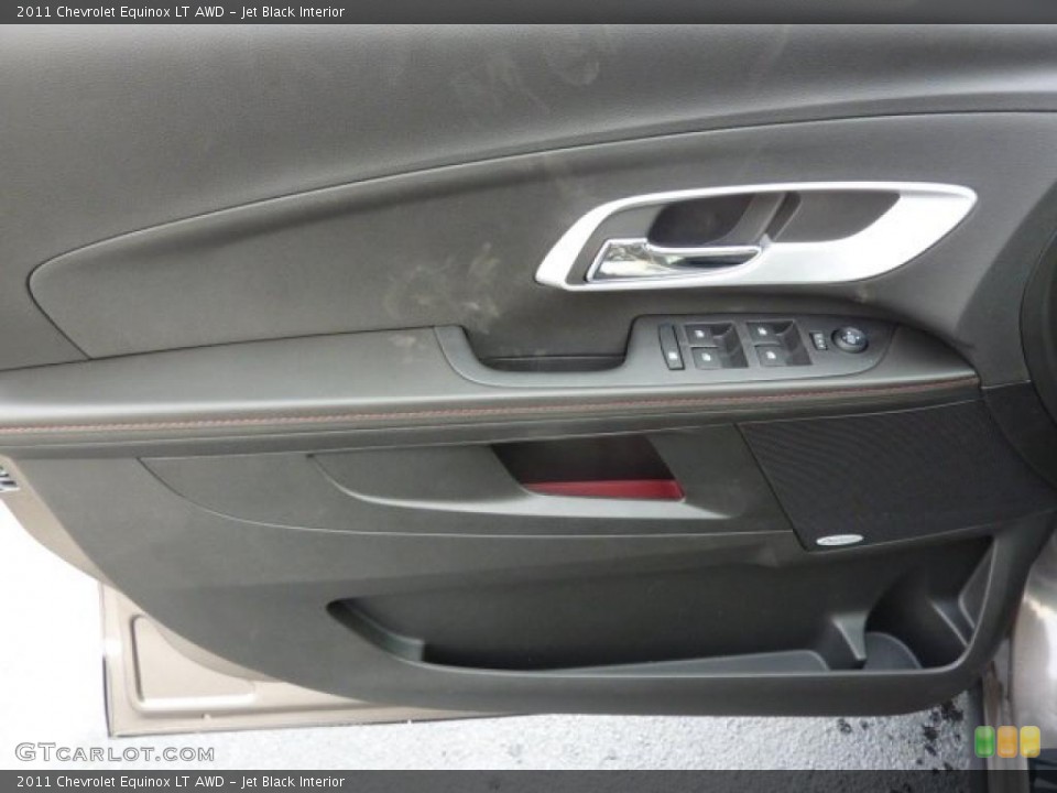 Jet Black Interior Door Panel for the 2011 Chevrolet Equinox LT AWD #39977304