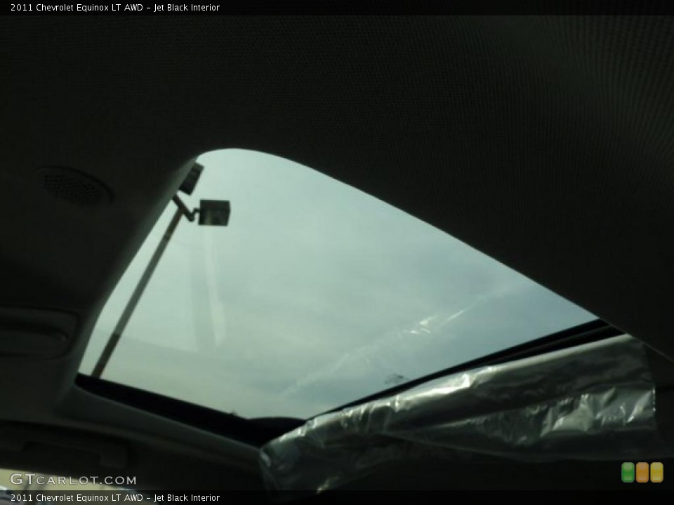 Jet Black Interior Sunroof for the 2011 Chevrolet Equinox LT AWD #39977316