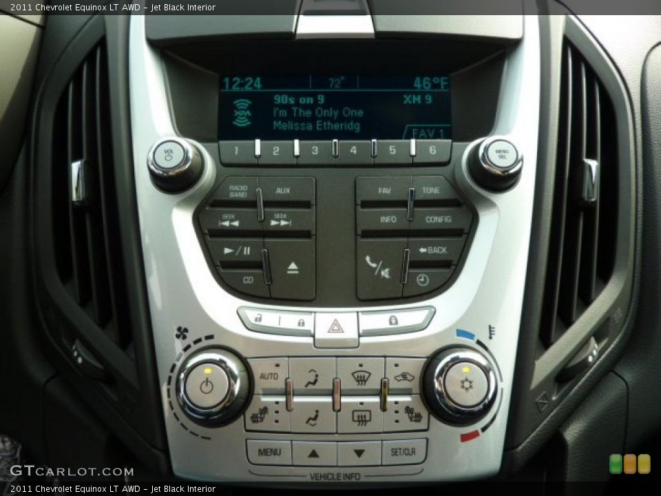 Jet Black Interior Controls for the 2011 Chevrolet Equinox LT AWD #39977364