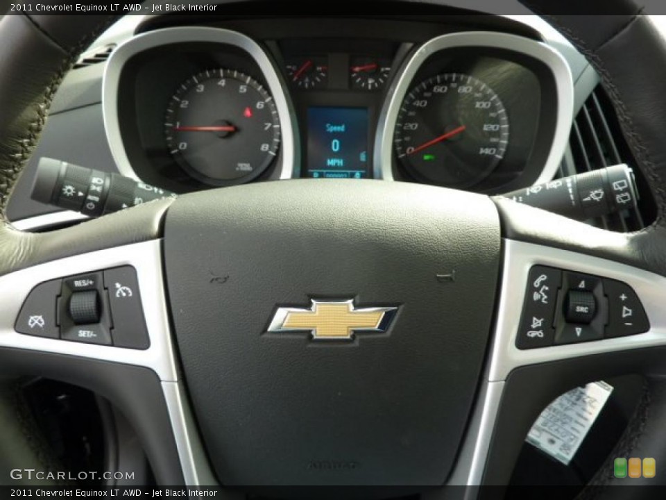 Jet Black Interior Controls for the 2011 Chevrolet Equinox LT AWD #39978040