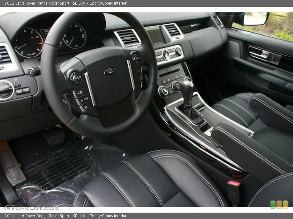 Ebony/Ebony Interior Prime Interior for the 2011 Land Rover Range Rover Sport HSE LUX #39978128