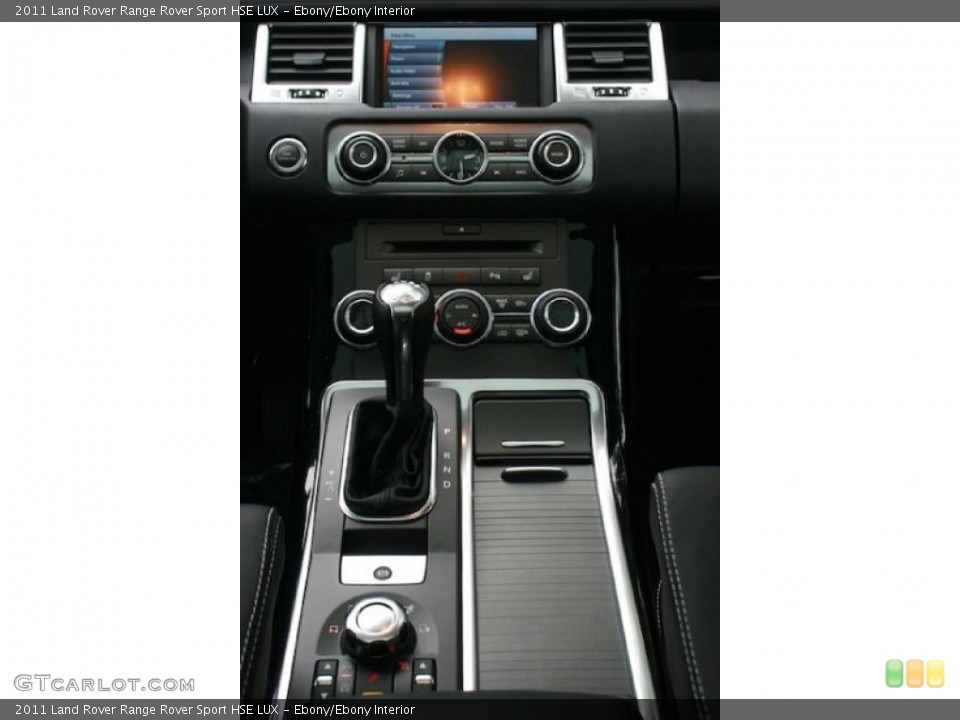 Ebony/Ebony Interior Controls for the 2011 Land Rover Range Rover Sport HSE LUX #39978180