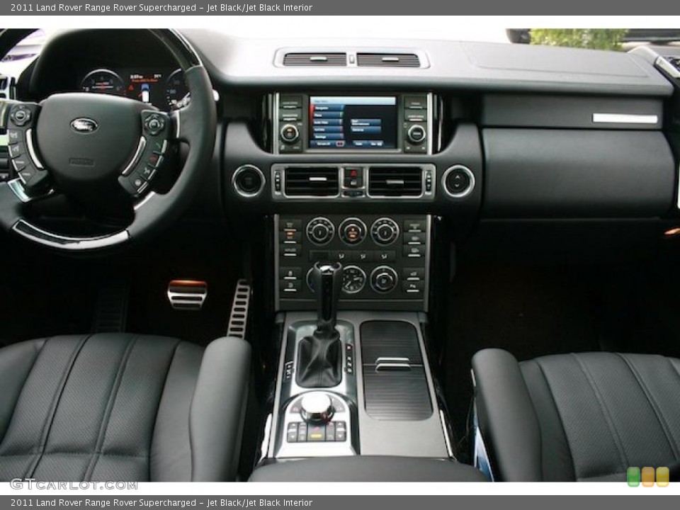 Jet Black/Jet Black Interior Prime Interior for the 2011 Land Rover Range Rover Supercharged #39978688