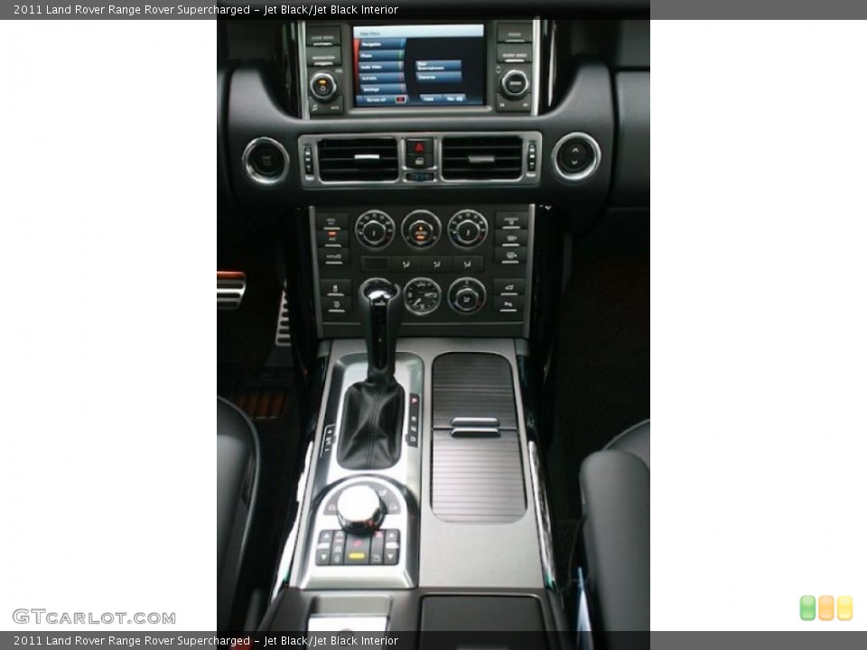 Jet Black/Jet Black Interior Controls for the 2011 Land Rover Range Rover Supercharged #39978836