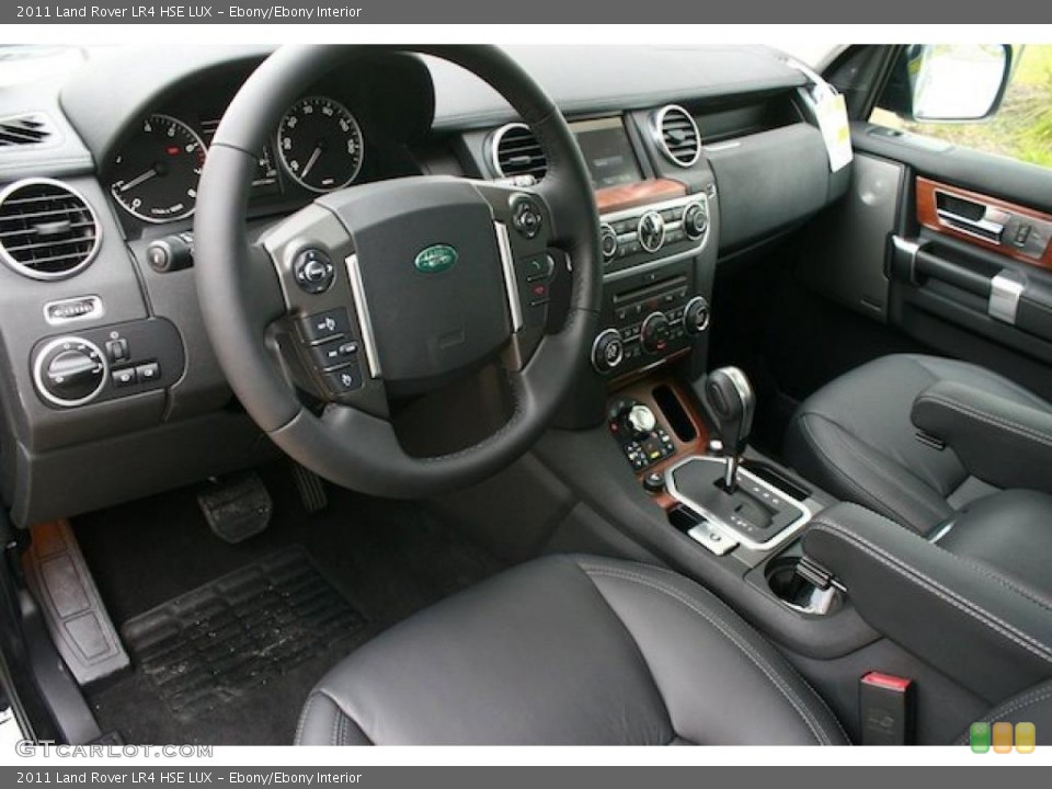 Ebony/Ebony Interior Prime Interior for the 2011 Land Rover LR4 HSE LUX #39979460