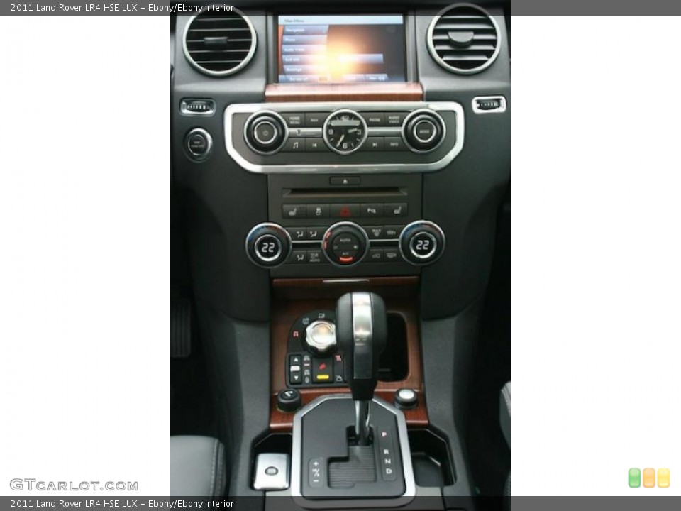 Ebony/Ebony Interior Controls for the 2011 Land Rover LR4 HSE LUX #39979508