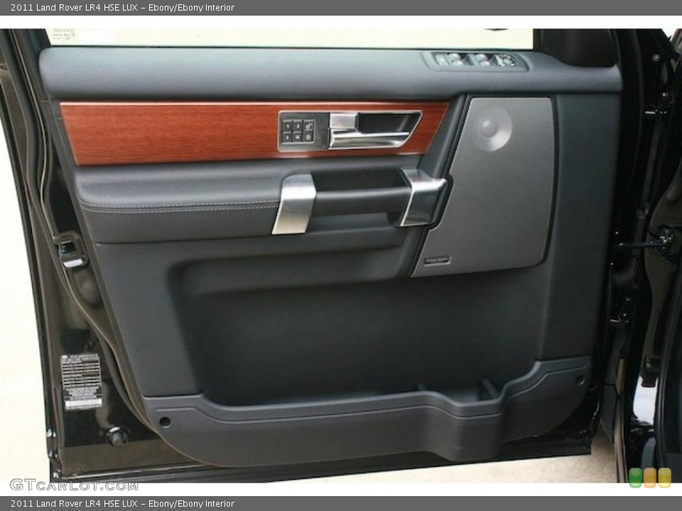Ebony/Ebony Interior Door Panel for the 2011 Land Rover LR4 HSE LUX #39979600