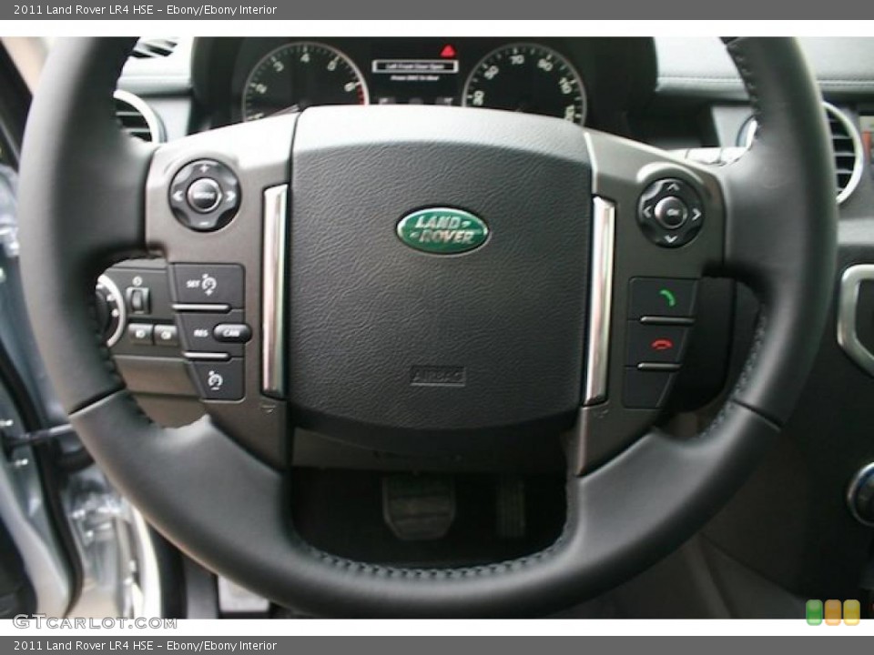 Ebony/Ebony Interior Controls for the 2011 Land Rover LR4 HSE #39979784