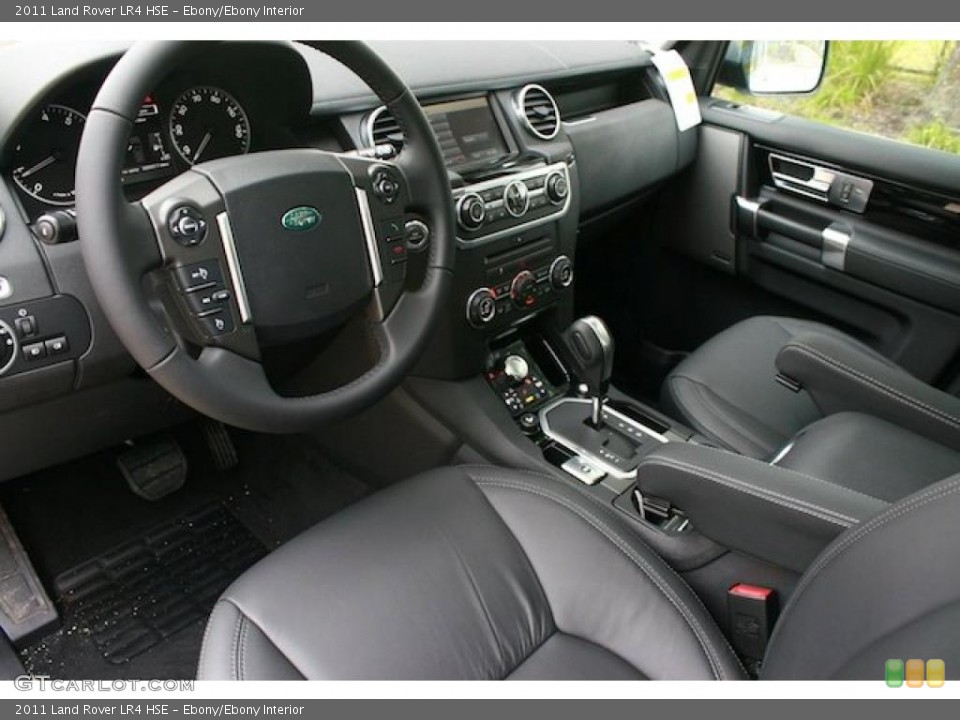 Ebony/Ebony Interior Prime Interior for the 2011 Land Rover LR4 HSE #39979820