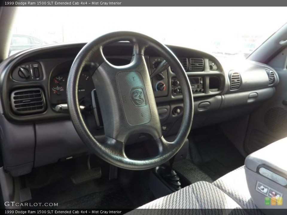 Mist Gray Interior Prime Interior for the 1999 Dodge Ram 1500 SLT Extended Cab 4x4 #39980016