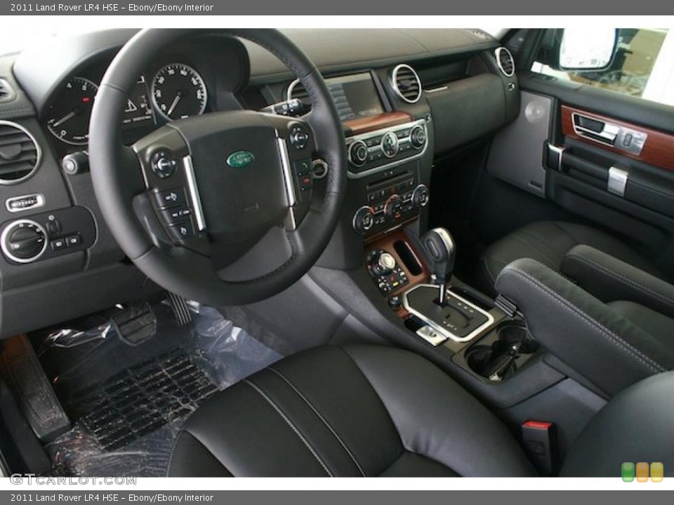 Ebony/Ebony Interior Prime Interior for the 2011 Land Rover LR4 HSE #39980524
