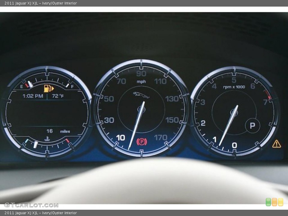 Ivory/Oyster Interior Gauges for the 2011 Jaguar XJ XJL #39981196