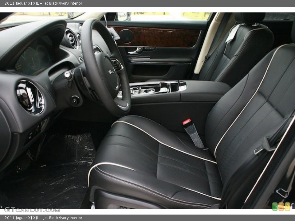 Jet Black/Ivory Interior Photo for the 2011 Jaguar XJ XJL #39981380