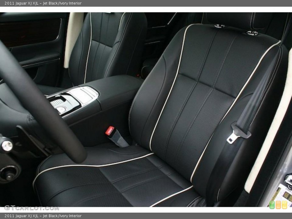 Jet Black/Ivory Interior Photo for the 2011 Jaguar XJ XJL #39982164