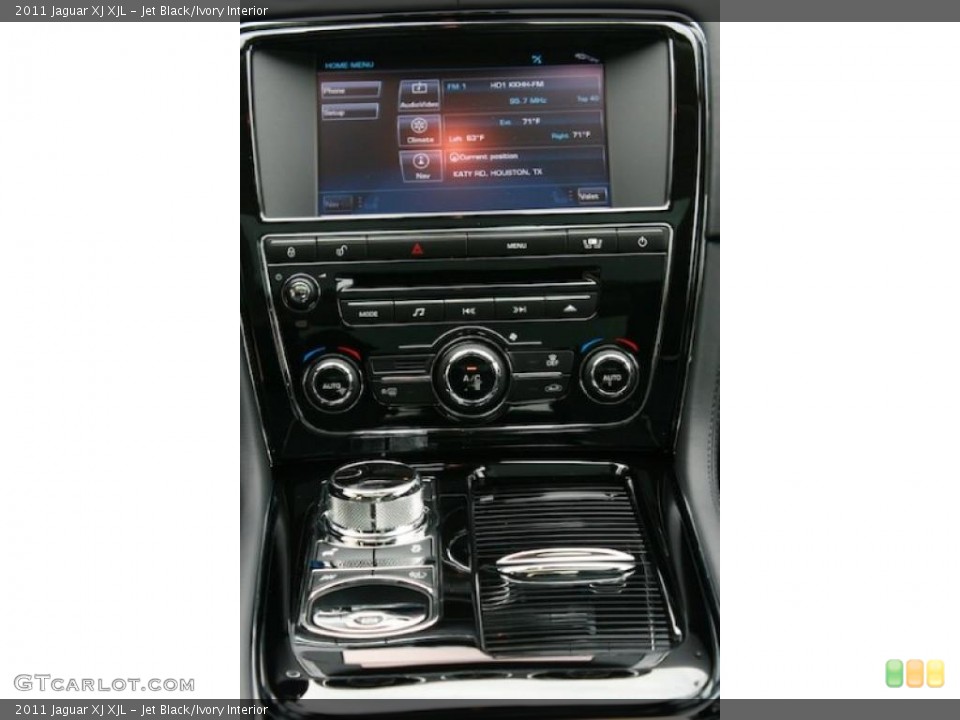 Jet Black/Ivory Interior Controls for the 2011 Jaguar XJ XJL #39982196