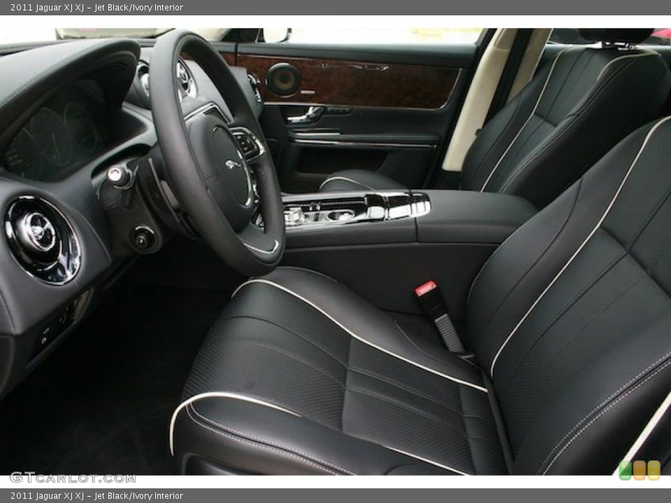 Jet Black/Ivory Interior Photo for the 2011 Jaguar XJ XJ #39982304