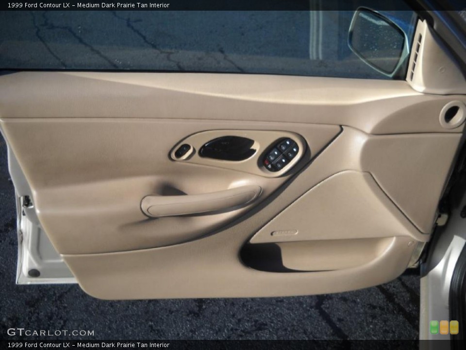 Medium Dark Prairie Tan Interior Door Panel for the 1999 Ford Contour LX #39982624