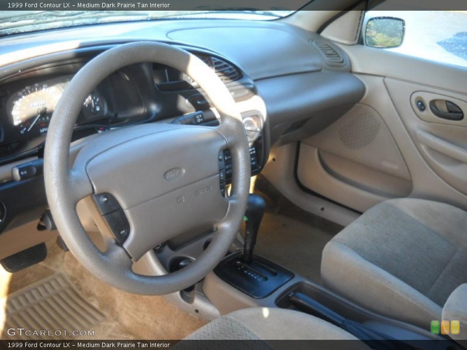 Medium Dark Prairie Tan Interior Prime Interior for the 1999 Ford Contour LX #39982640