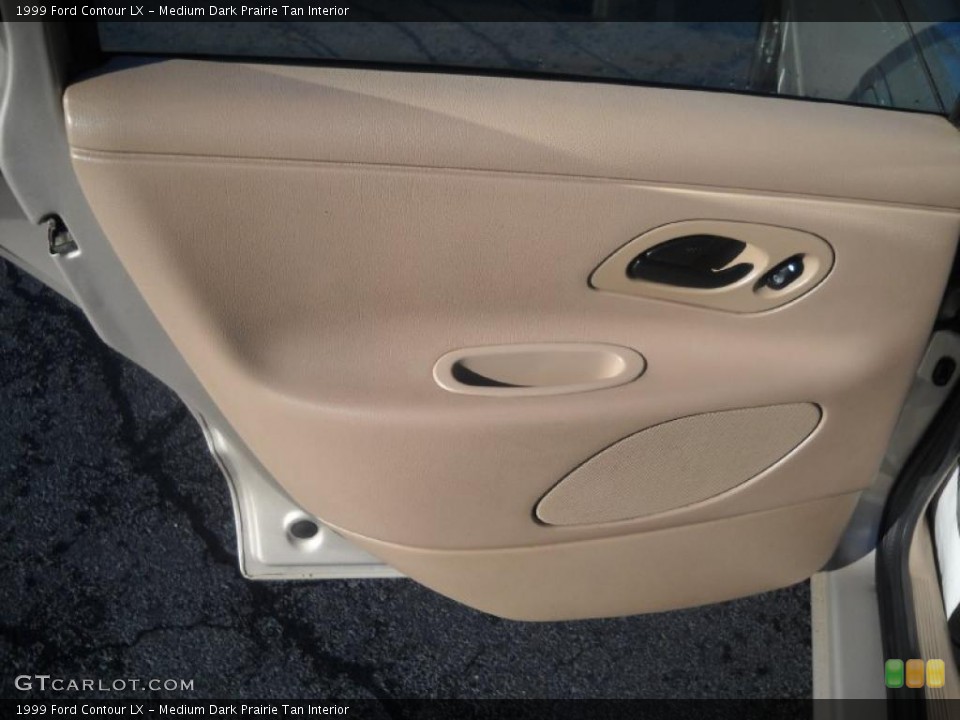 Medium Dark Prairie Tan Interior Door Panel for the 1999 Ford Contour LX #39982684