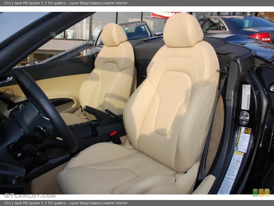 Luxor Beige Nappa Leather Interior Photo for the 2011 Audi R8 Spyder 5.2 FSI quattro #39985596
