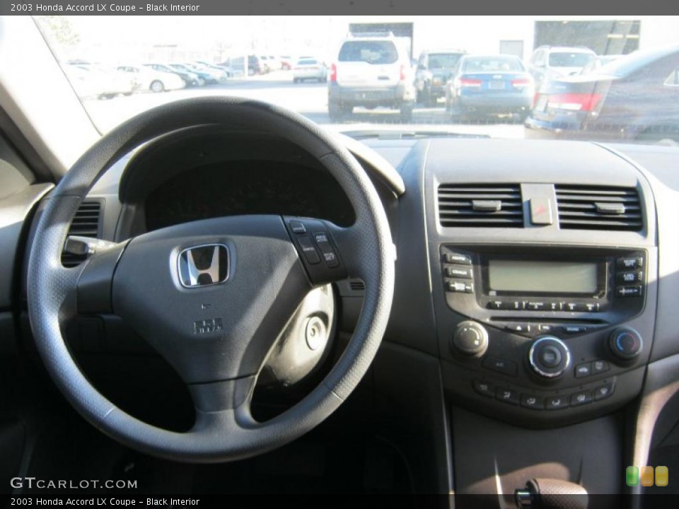 Black Interior Dashboard for the 2003 Honda Accord LX Coupe #39986568