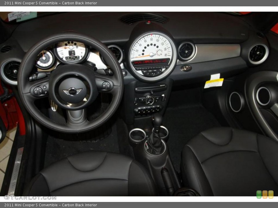 Carbon Black Interior Prime Interior for the 2011 Mini Cooper S Convertible #39990020