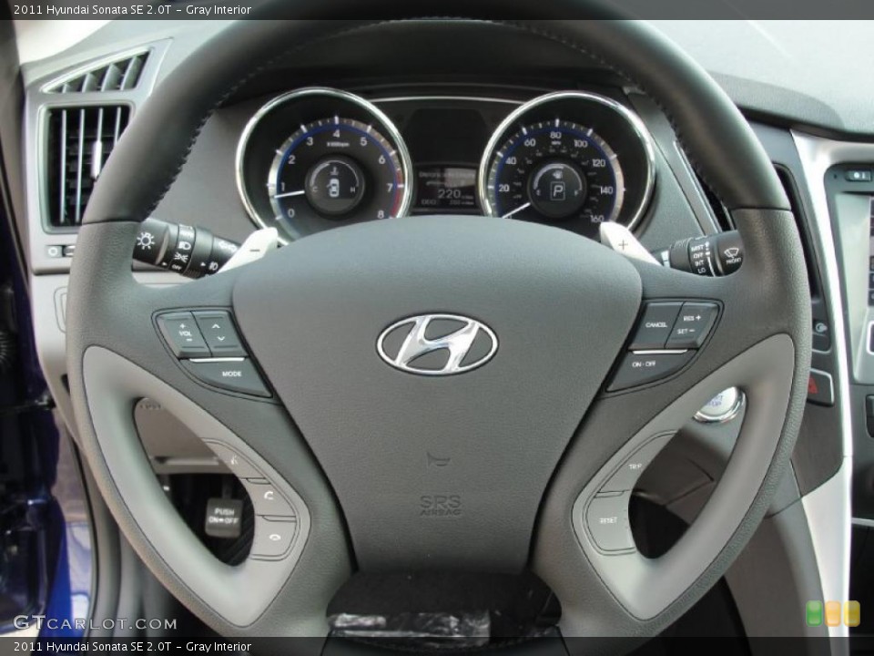 Gray Interior Steering Wheel for the 2011 Hyundai Sonata SE 2.0T #39990340
