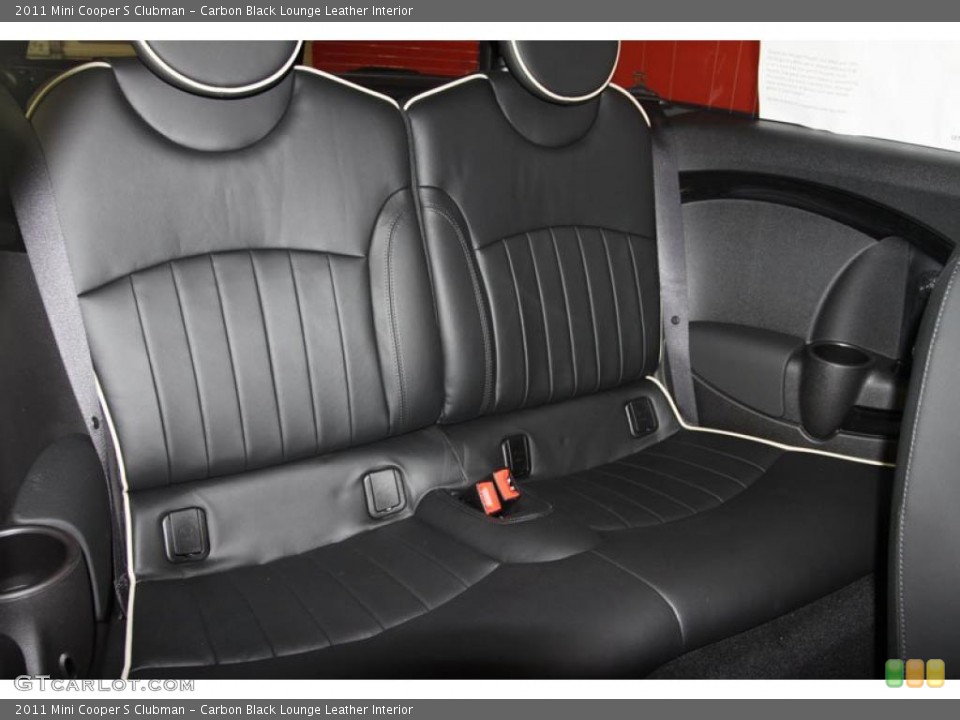 Carbon Black Lounge Leather Interior Photo for the 2011 Mini Cooper S Clubman #39991492