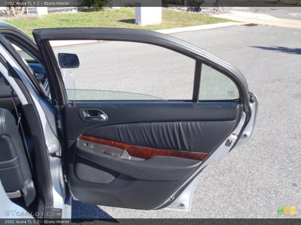 Ebony Interior Door Panel for the 2002 Acura TL 3.2 #39991532
