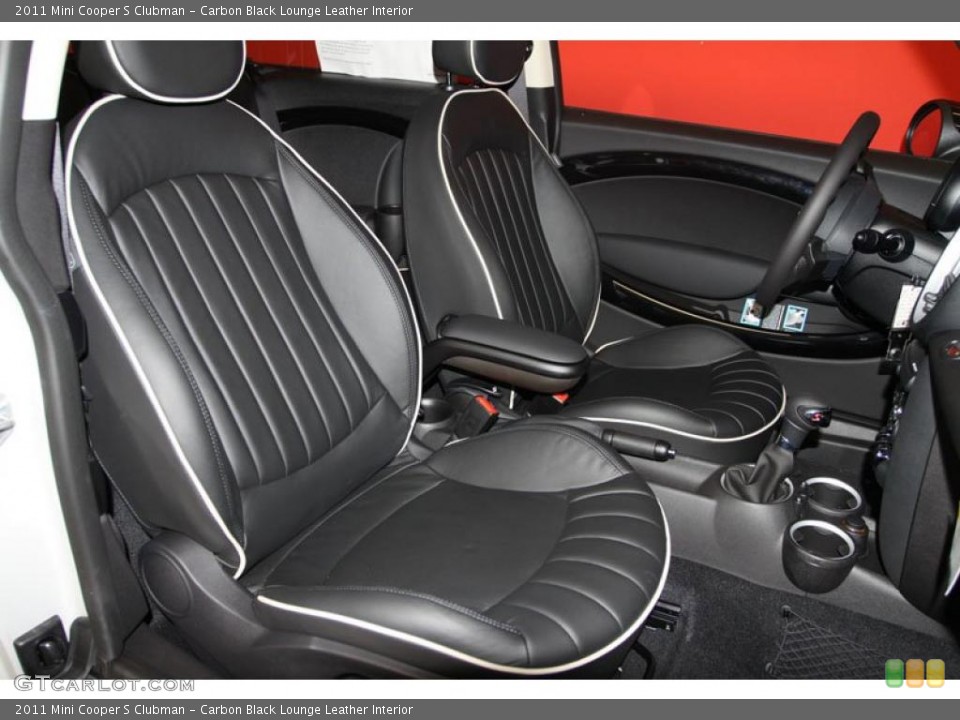 Carbon Black Lounge Leather Interior Photo for the 2011 Mini Cooper S Clubman #39991540